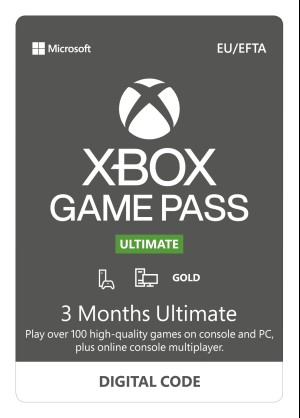 Microsoft Xbox Game Pass Ultimate Online 3 Month