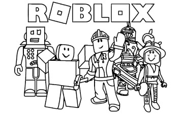 All Printable Roblox Coloring Pages | 2023